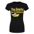 Black - Front - The Beatles Womens-Ladies Yellow Submarine Nothing Is Real T-Shirt
