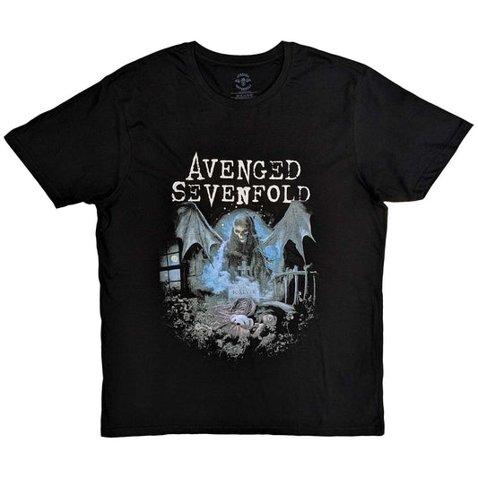 Black - Front - Avenged Sevenfold Unisex Adult Recurring Nightmare Cotton T-Shirt