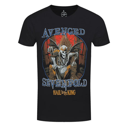 Black - Front - Avenged Sevenfold Unisex Adult Deadly Rule Cotton T-Shirt