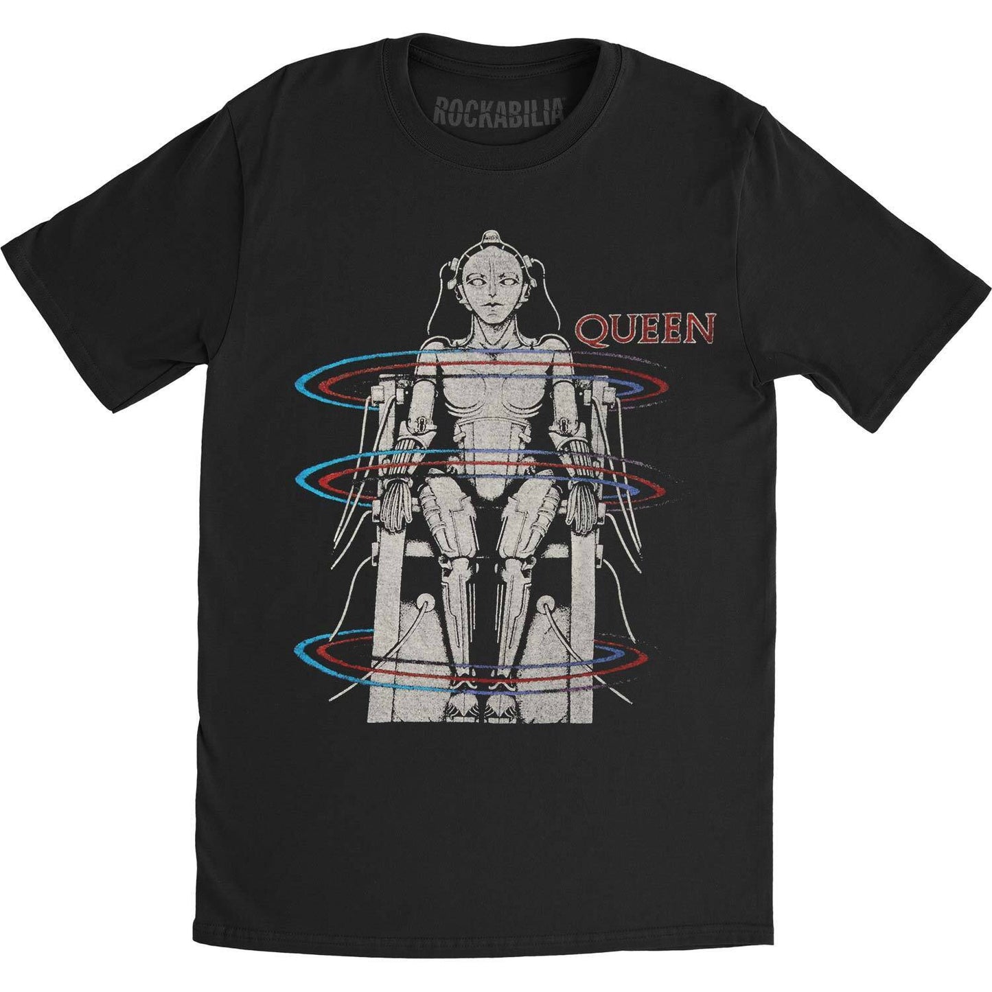 Black - Front - Queen Unisex Adult European Tour 1984 T-Shirt