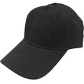 Black - Front - Kurt Cobain Unisex Adult Logo Baseball Cap