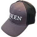 Charcoal Grey-Black - Front - Queen Unisex Adult Two Tone Logo Baseball Cap