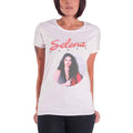 White - Front - Selena Gomez Womens-Ladies 80´s Glam T-Shirt