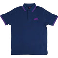Navy Blue - Front - Black Sabbath Unisex Adult Wavy Logo Polo Shirt