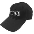 Black-White - Front - Down Unisex Adult Logo Baseball Cap
