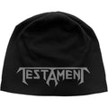 Black - Front - Testament Unisex Adult Logo Beanie