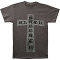 Charcoal Grey - Front - Black Sabbath Unisex Adult Cross T-Shirt