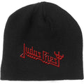 Black - Front - Judas Priest Unisex Adult Fork Logo Beanie