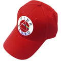 Red-White - Front - Pink Floyd Unisex Adult Circle Logo Baseball Cap