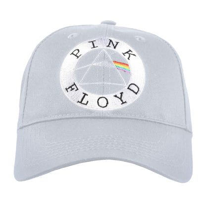 White - Front - Pink Floyd Unisex Adult Circle Logo Baseball Cap