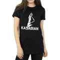 Black - Front - Kasabian Womens-Ladies Ultra Cotton Skinny T-Shirt