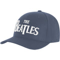 Denim Blue - Front - The Beatles Unisex Adult Drop T Logo Baseball Cap