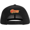 Black-White - Back - David Bowie Unisex Adult Flash Logo Baseball Cap