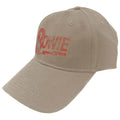 Sand-Red - Front - David Bowie Unisex Adult Flash Logo Baseball Cap