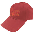 Red - Front - David Bowie Unisex Adult Flash Logo Baseball Cap