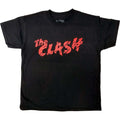 Black - Front - The Clash Childrens-Kids Logo T-Shirt