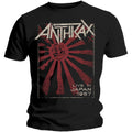 Black - Front - Anthrax Unisex Adult Live In Japan Cotton T-Shirt