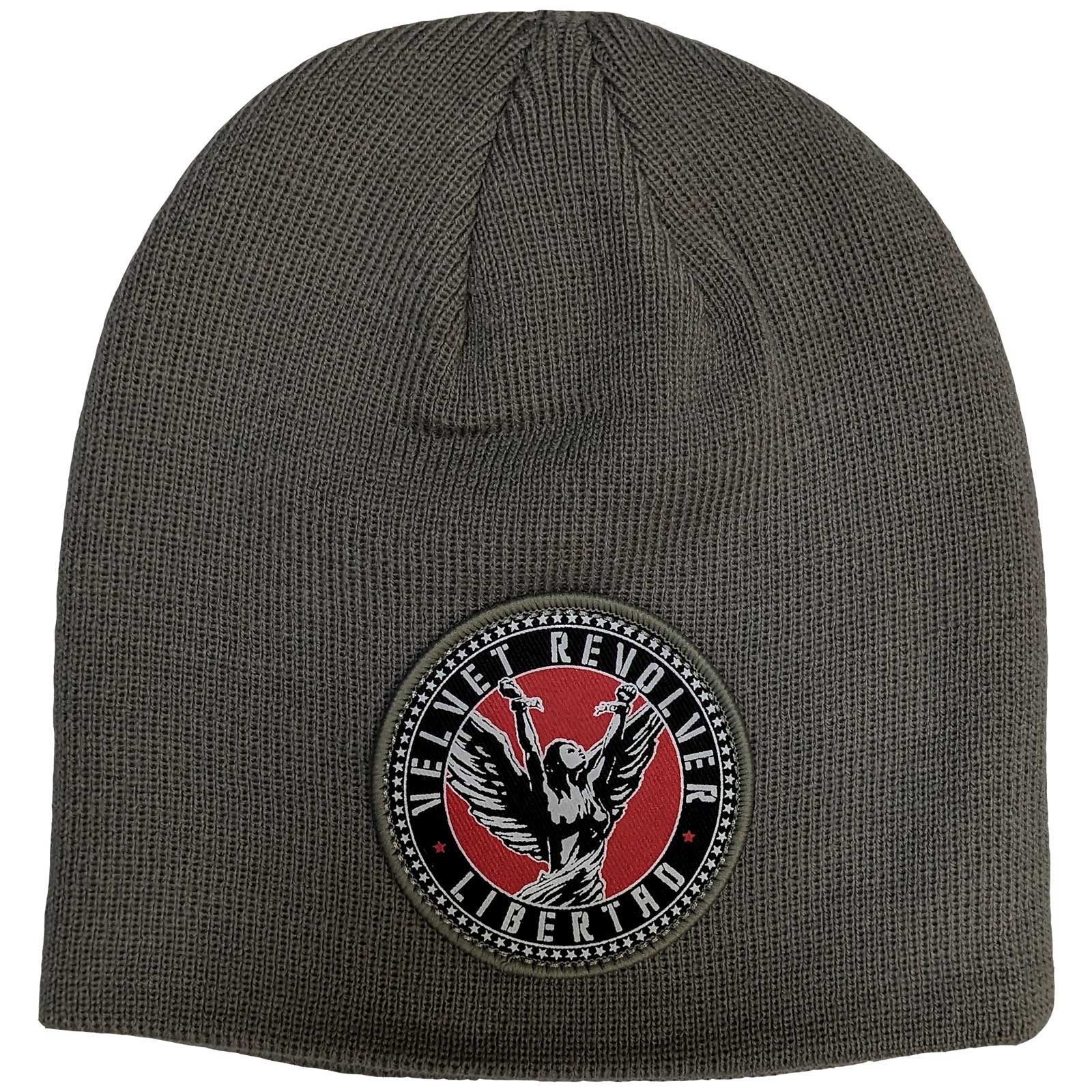 Grey - Front - Velvet Revolver Unisex Adult Libertad Beanie