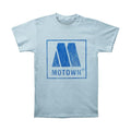 Blue - Front - Motown Records Unisex Adult Vintage Cotton Logo T-Shirt