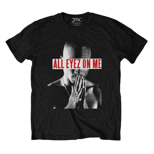 Black - Front - Tupac Shakur Unisex Adult All Eyez On Me T-Shirt