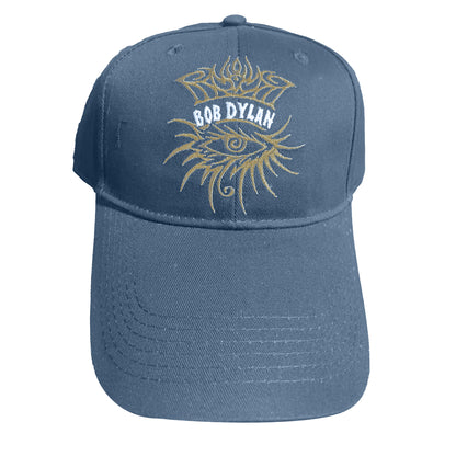 Denim Blue - Back - Bob Dylan Unisex Adult Eye Icon Baseball Cap