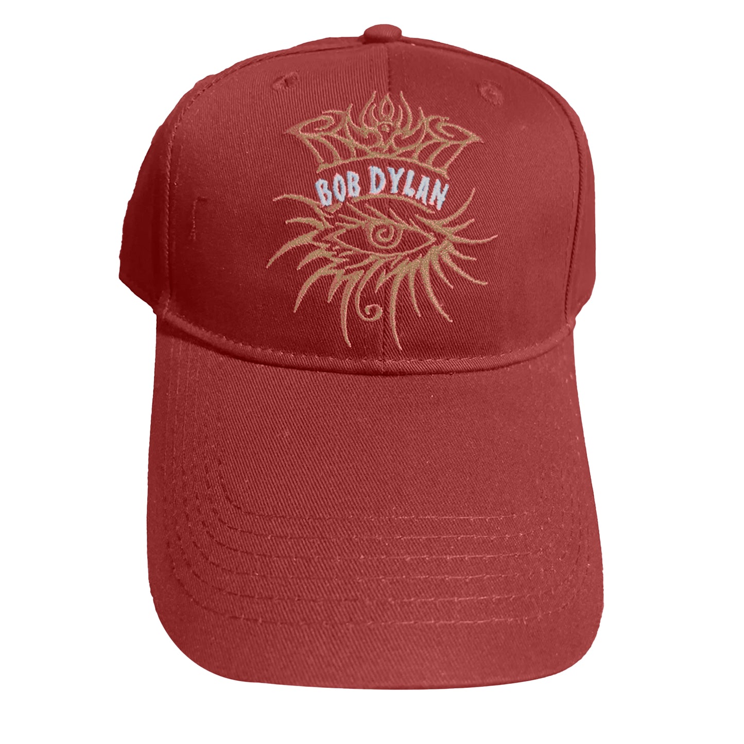 Red - Back - Bob Dylan Unisex Adult Eye Icon Baseball Cap