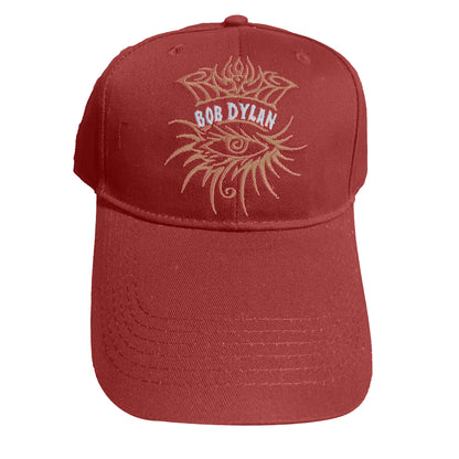 Red - Back - Bob Dylan Unisex Adult Eye Icon Baseball Cap