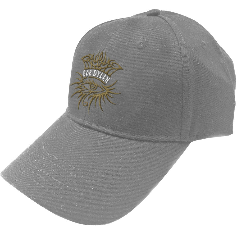 Grey - Front - Bob Dylan Unisex Adult Eye Icon Baseball Cap