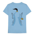 Light Blue - Back - Aladdin Unisex Adult Genie T-Shirt