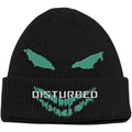 Black - Front - Disturbed Unisex Adult Green Face Beanie