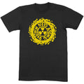 Black-Yellow - Front - Ned´s Atomic Dustbin Unisex Adult Classic Logo T-Shirt