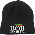 Black - Front - Bob Marley Unisex Adult Logo Beanie