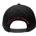 Black-Red - Back - Queens Of The Stone Age Unisex Adult Q Logo Baseball Cap
