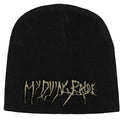 Black - Front - My Dying Bride Unisex Adult Logo Beanie