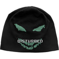 Black-Green - Front - Disturbed Unisex Adult Face Beanie