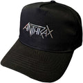 Black-Sonic Silver - Back - Anthrax Unisex Adult Logo Baseball Cap