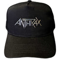 Black-Sonic Silver - Front - Anthrax Unisex Adult Logo Baseball Cap