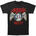 Black - Front - Anthrax Unisex Adult Not Wings T-Shirt