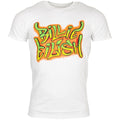 White - Front - Billie Eilish Unisex Adult Graffiti T-Shirt