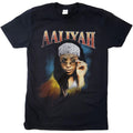 Black - Front - Aaliyah Unisex Adult Trippy T-Shirt