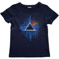 Navy Blue - Front - Pink Floyd Childrens-Kids Dark Side Of The Moon Splattered T-Shirt