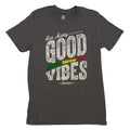 Charcoal Grey - Front - Bob Marley Unisex Adult Good Vibes T-Shirt