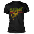 Black - Front - Bob Marley Womens-Ladies Roots Rock Reggae T-Shirt