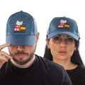 Denim Blue - Back - Woodstock Unisex Adult Logo Baseball Cap