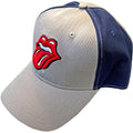 Grey-Navy Blue - Front - The Rolling Stones Unisex Adult Classic Tongue Baseball Cap