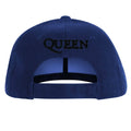 Blue - Back - Queen Unisex Adult Classic Crest Baseball Cap