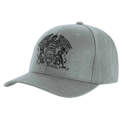 Grey - Front - Queen Unisex Adult Classic Crest Baseball Cap
