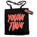 Black - Front - Young Thug Logo Cotton Tote Bag