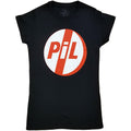Black - Front - Public Image Ltd Womens-Ladies Logo T-Shirt