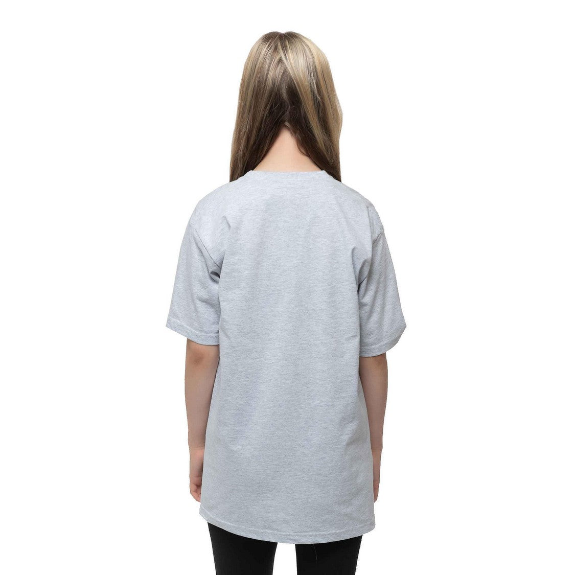 Heather Grey - Back - Guns N Roses Childrens-Kids Classic Logo T-Shirt